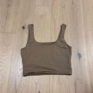 Chic Brown Crop Top for Women